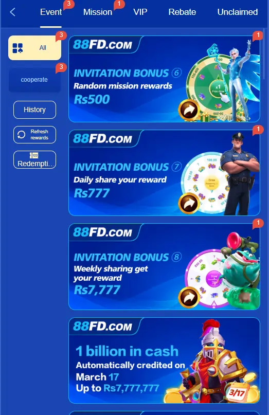 daily bonus offers