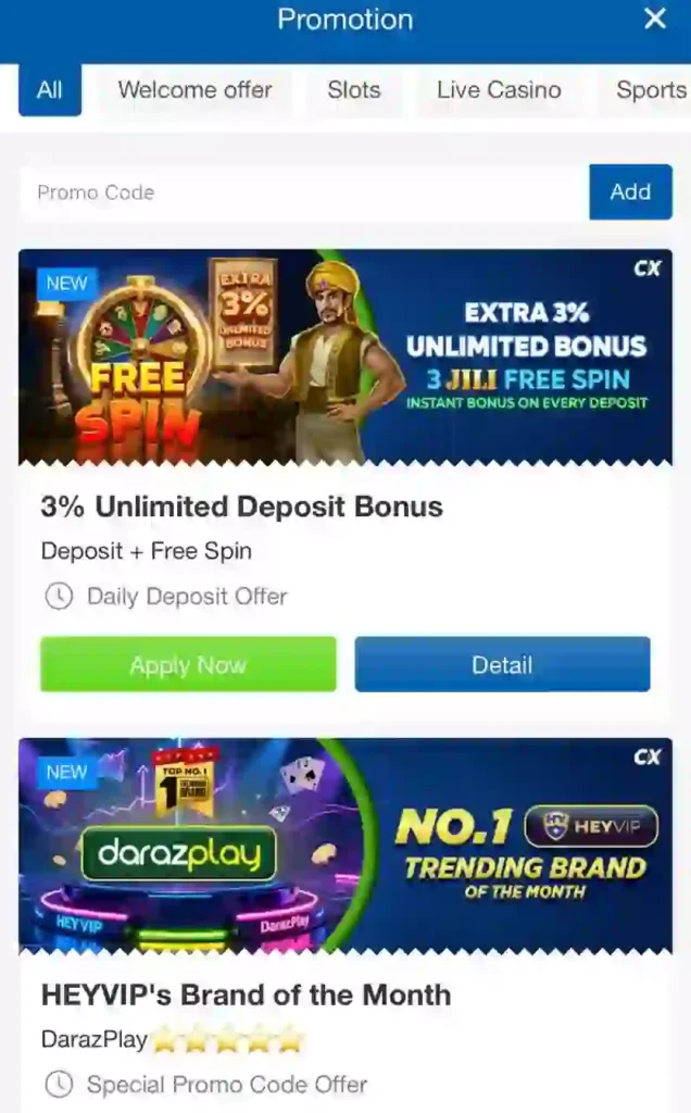 Cxwin Game Bonus Screen