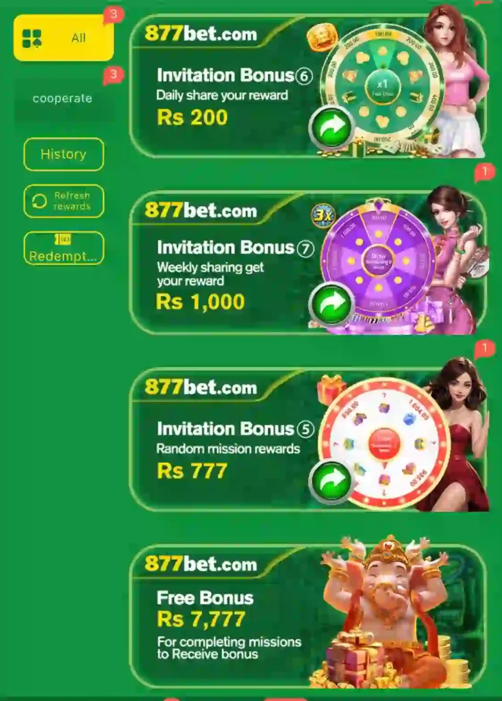 877bet game bonus image