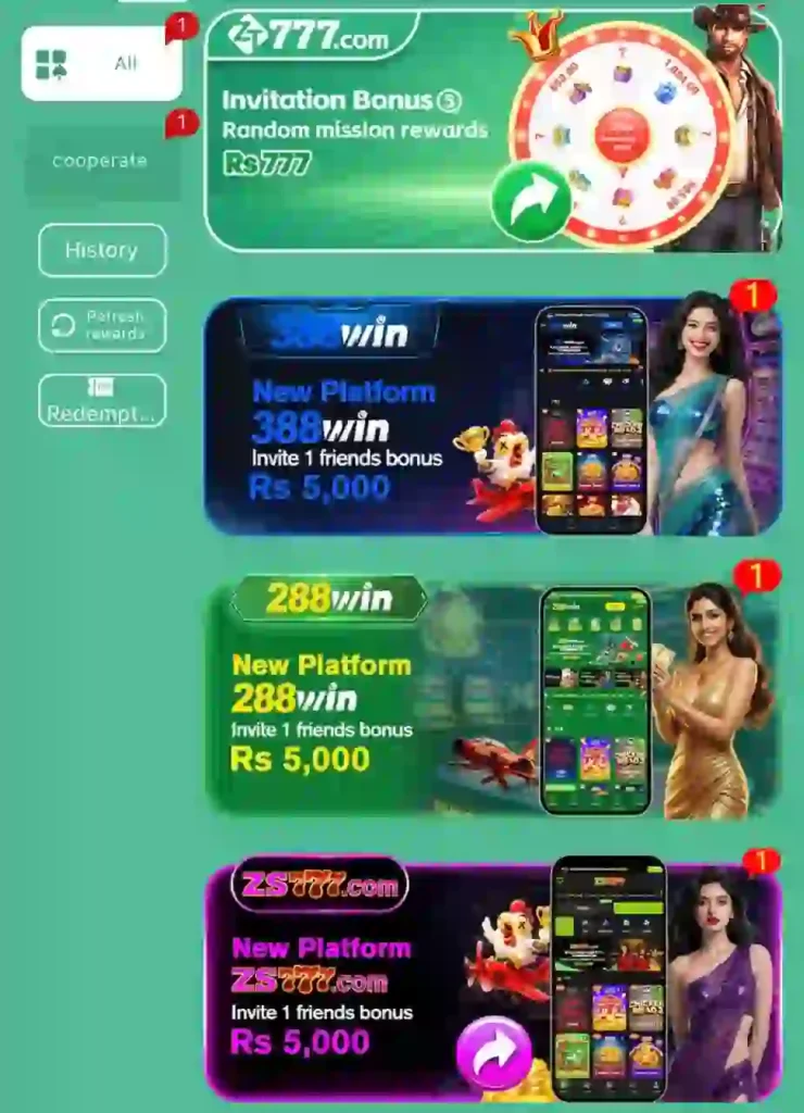 zt777 game bonus section