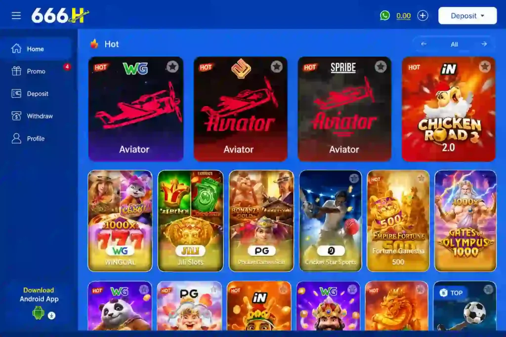 666H Game Interface